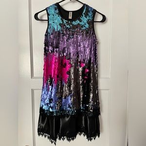 NWT Girl Sequined Dress size 14